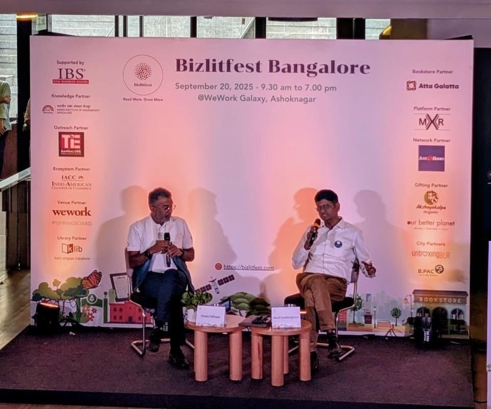 klib at BizLitFest Bangalore